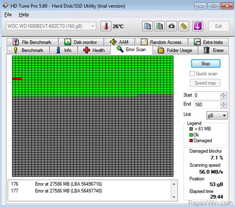 utilty to thourly test hard drive for problems|check hard drive health free.